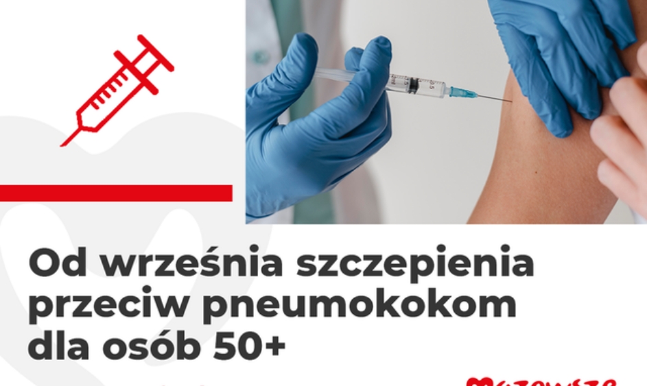 Bezpłatne szczepienia przeciwko pneumokokom w CM w Warszawie